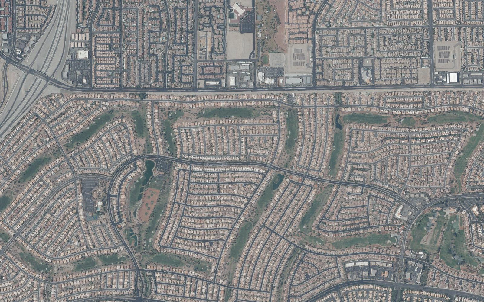 Sun City Summerlin · 2022 aerial view near Highland Falls